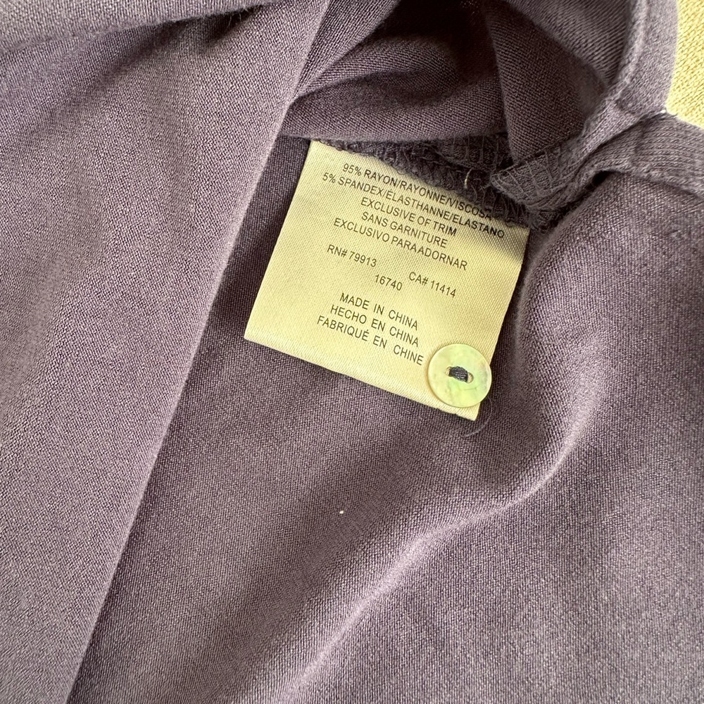 A Pea in the Pod Purple Embellished Blouse - Picture 10 of 10